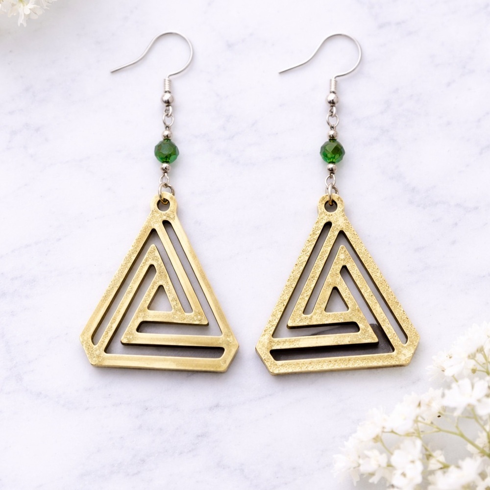 Geometric Earrings - Picture 1 of 5